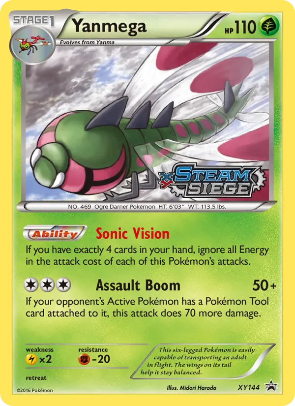 Yanmega XY144 XY Black Star Promos Pokesingles