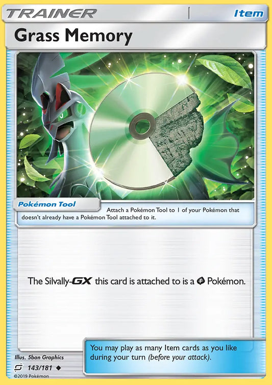 Grass Memory 143 Team Up Pokesingles