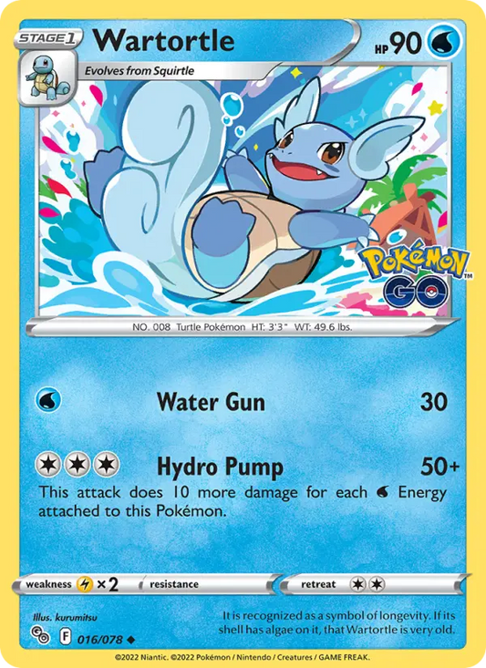 Wartortle 16 Pokémon GO Pokesingles
