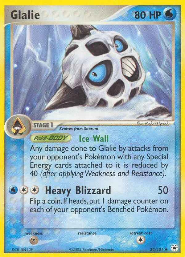 Glalie 34 Hidden Legends Pokesingles