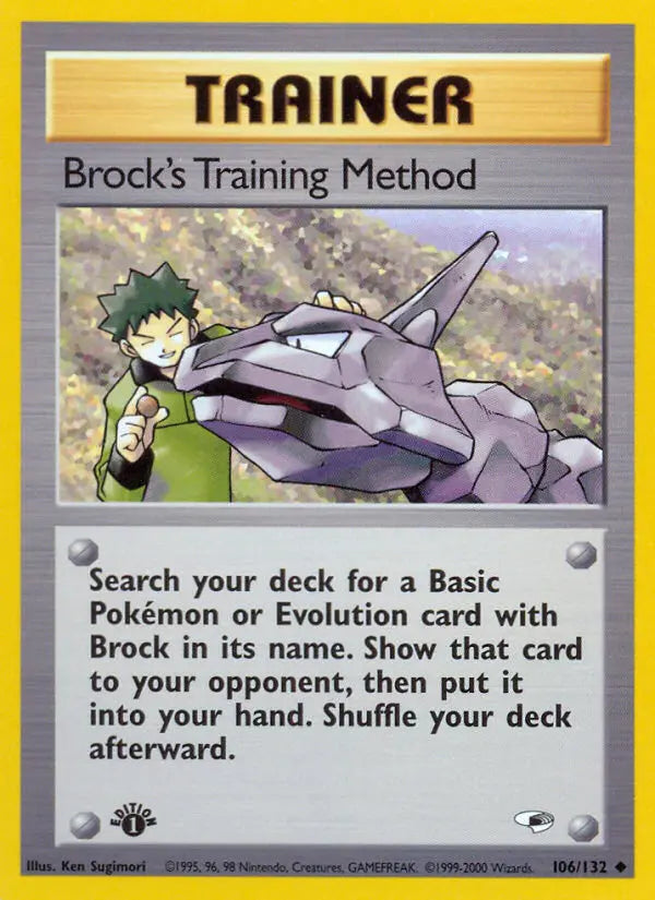 Brock's Training Method 106 Gym Heroes Pokesingles