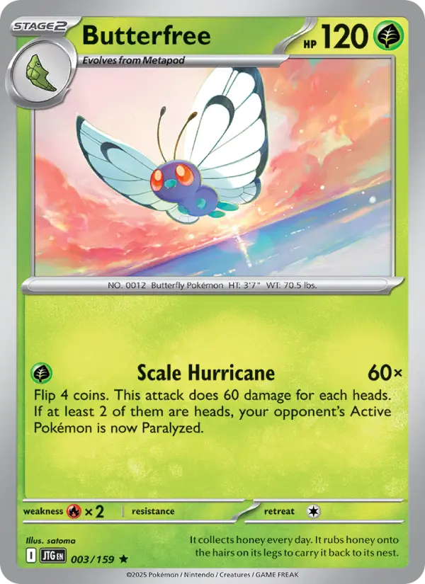 Butterfree 3 Journey Together Pokesingles