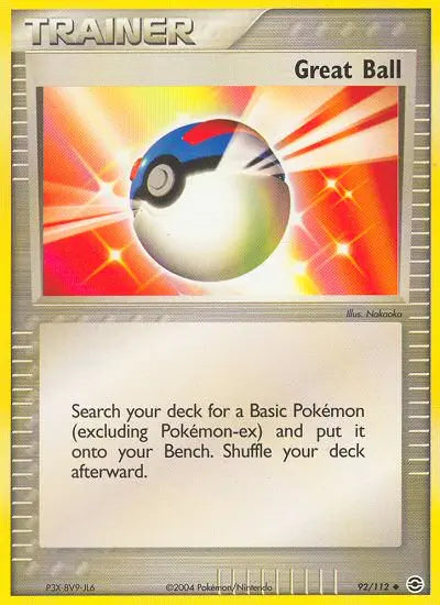 Great Ball 92 FireRed & LeafGreen Pokesingles