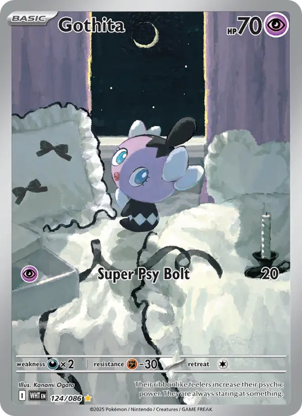 Gothita 124 White Flare Pokesingles