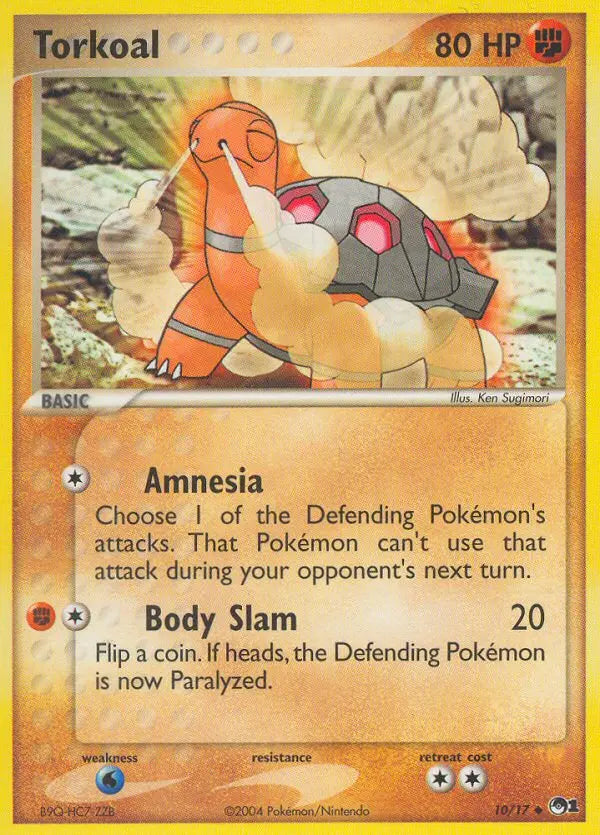 Torkoal 10 POP Series 1 Pokesingles