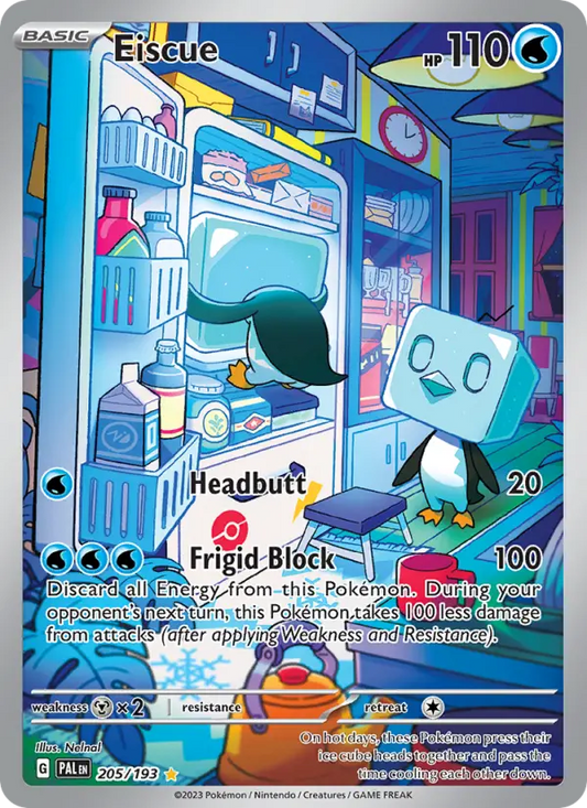 Eiscue 205 Paldea Evolved Pokesingles