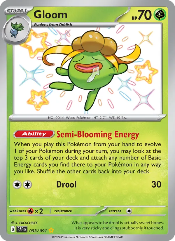 Gloom 93 Paldean Fates Pokesingles