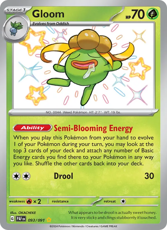 Gloom 93 Paldean Fates Pokesingles