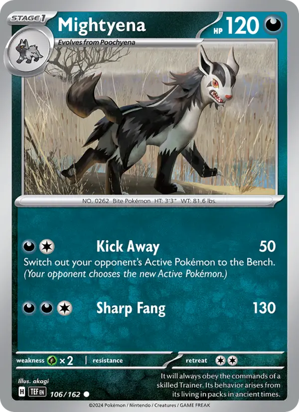 Mightyena 106 Temporal Forces Pokesingles