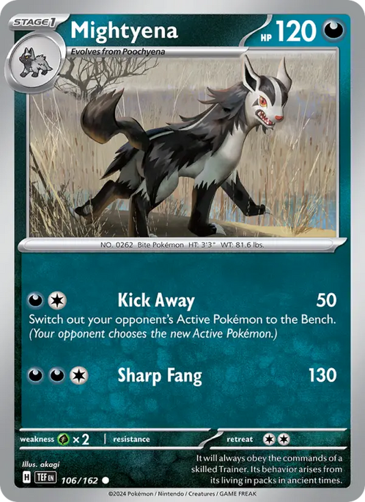 Mightyena 106 Temporal Forces Pokesingles