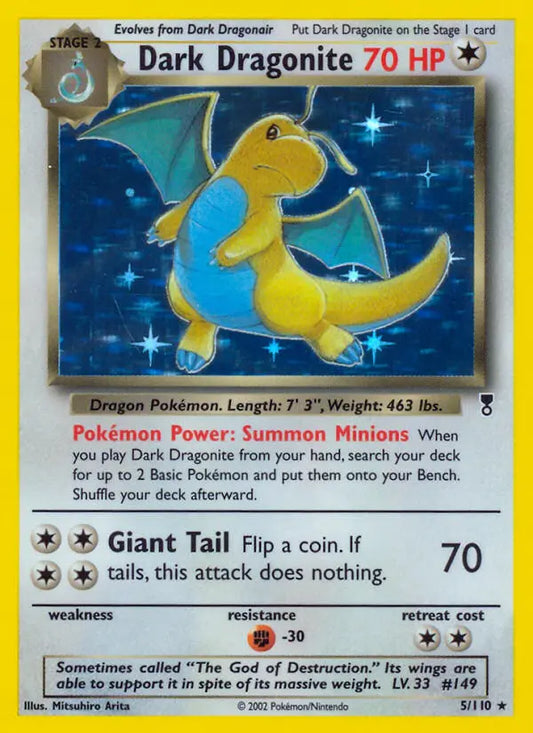 Dark Dragonite 5 Legendary Collection Pokesingles