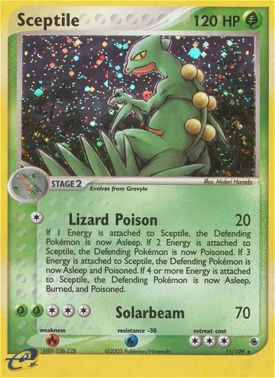 Sceptile 11 Ruby & Sapphire Pokesingles