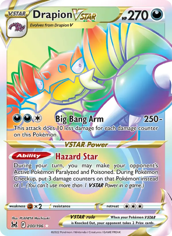 Drapion VSTAR 200 Lost Origin Pokesingles