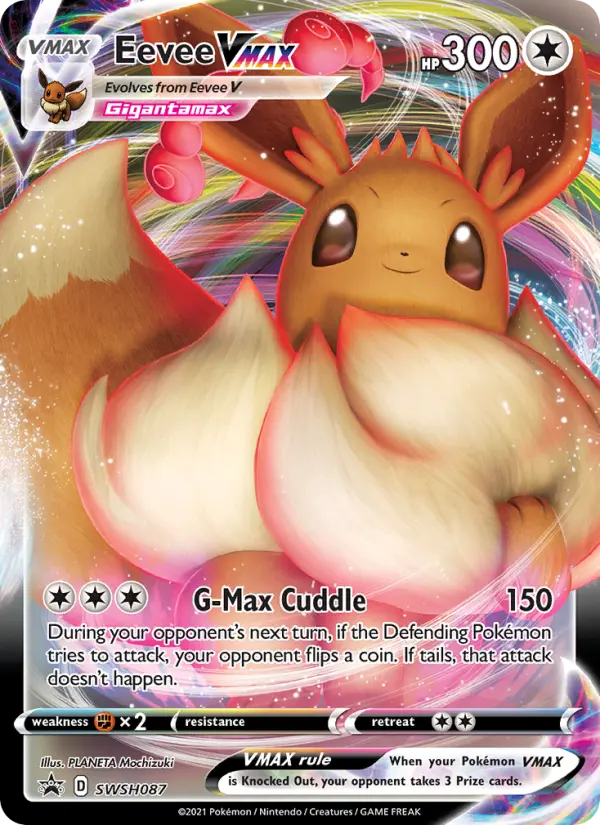 Eevee VMAX SWSH087 SWSH Black Star Promos Pokesingles