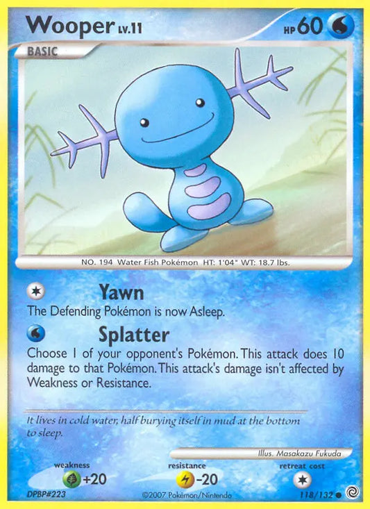 Wooper 118 Secret Wonders Pokesingles