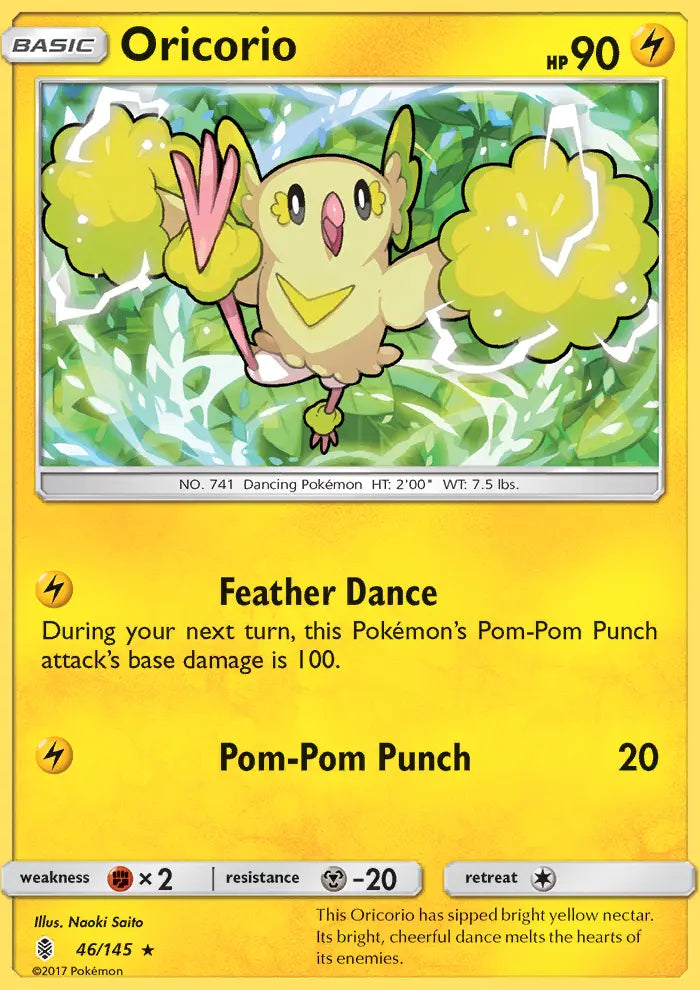 Oricorio 46 Guardians Rising Pokesingles