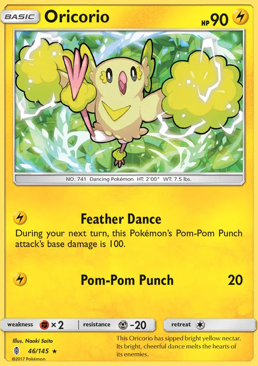 Oricorio 46 Guardians Rising Pokesingles