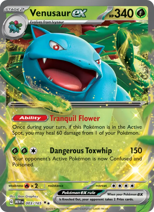 Venusaur ex 3 151 Pokesingles