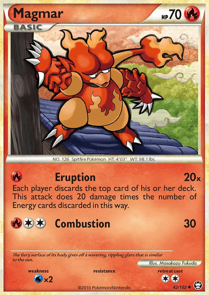 Magmar 42 Triumphant Pokesingles