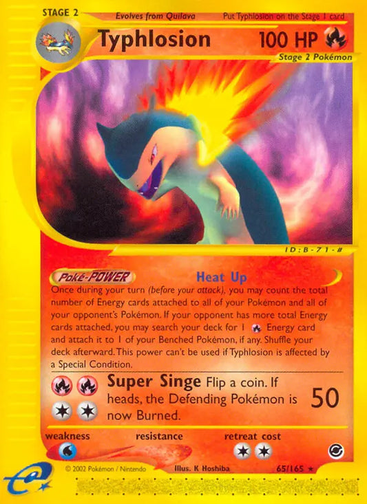 Typhlosion 65 Expedition Base Set Pokesingles