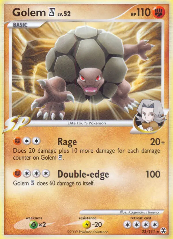 Golem 4 23 Rising Rivals Pokesingles