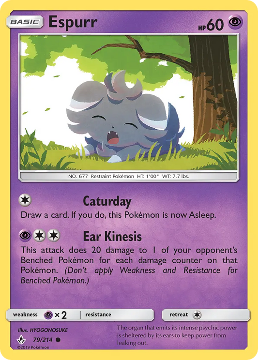 Espurr 79 Unbroken Bonds Pokesingles