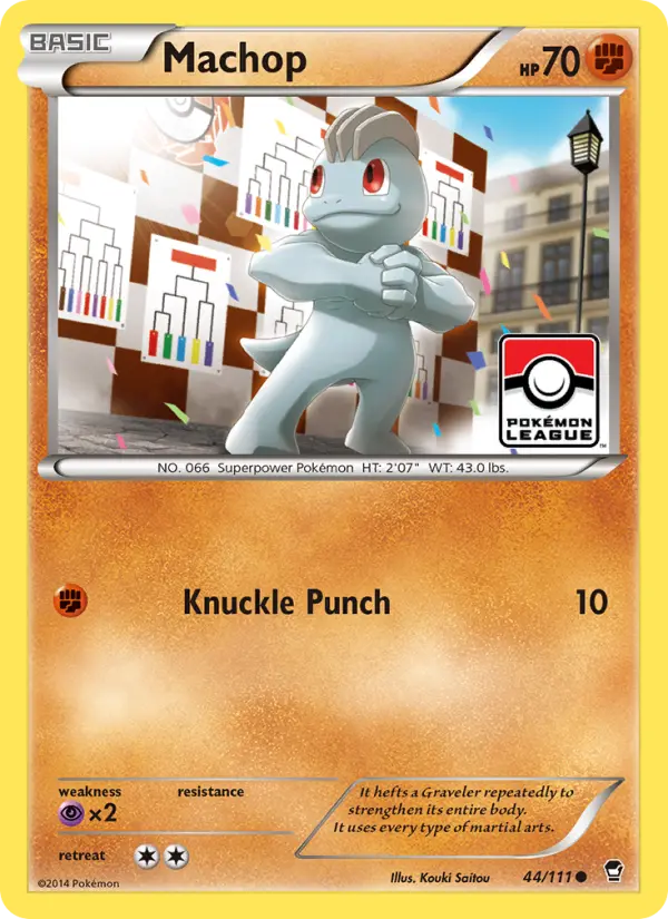 Machop 44 Furious Fists Pokesingles