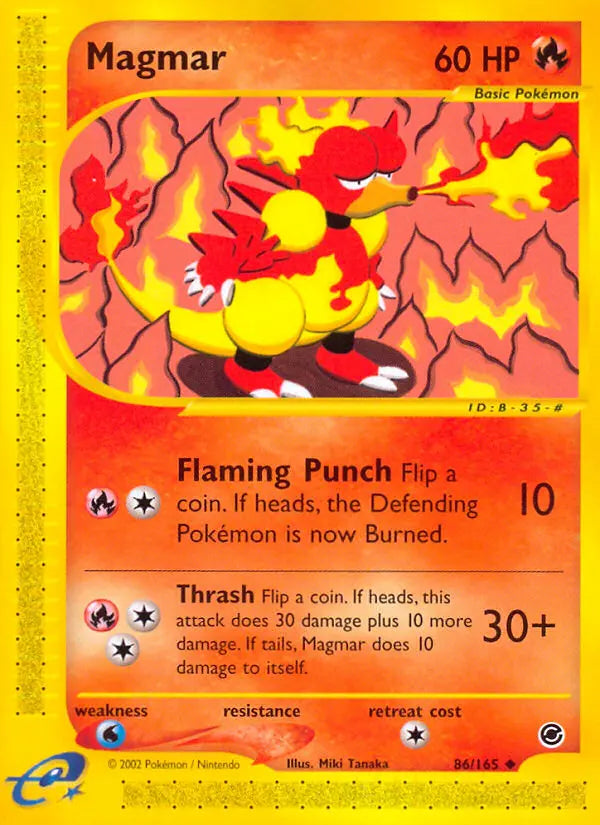 Magmar 86 Expedition Base Set Pokesingles