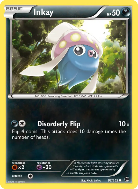 Inkay 93 BREAKthrough Pokesingles