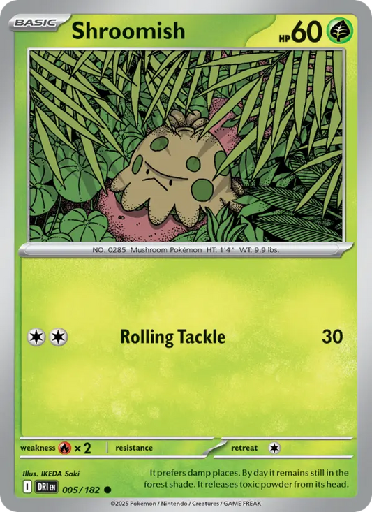 Shroomish 5 Destined Rivals Pokesingles