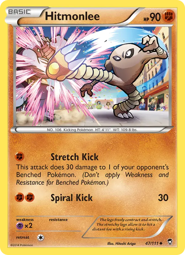 Hitmonlee 47 Furious Fists Pokesingles