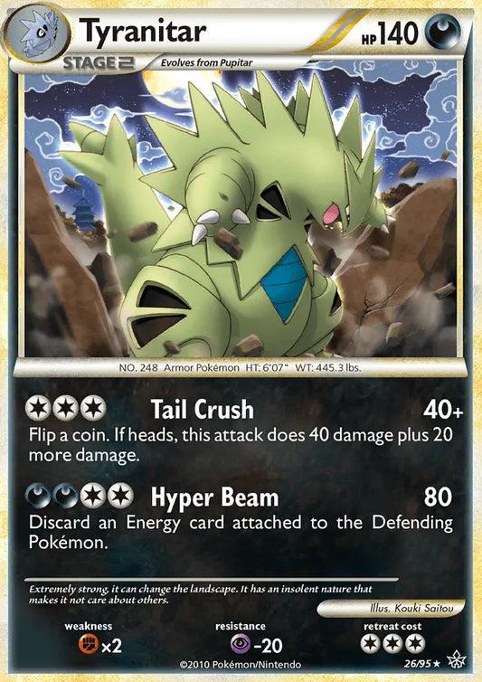 Tyranitar 26 Unleashed Pokesingles