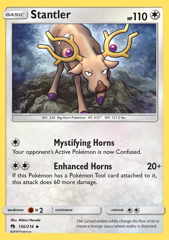 Stantler 156 Lost Thunder Pokesingles