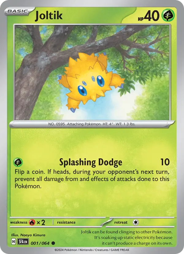 Joltik 1 Shrouded Fable Pokesingles