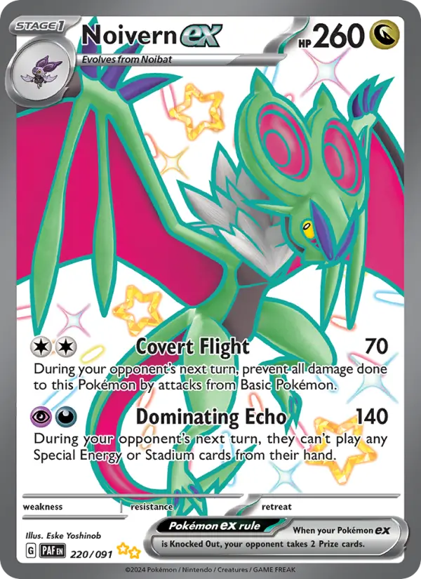 Noivern ex 220 Paldean Fates Pokesingles