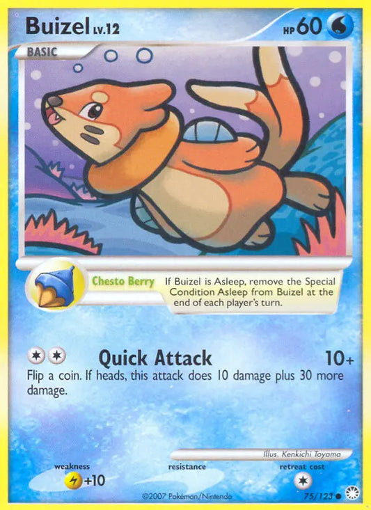 Buizel 75 Mysterious Treasures Pokesingles