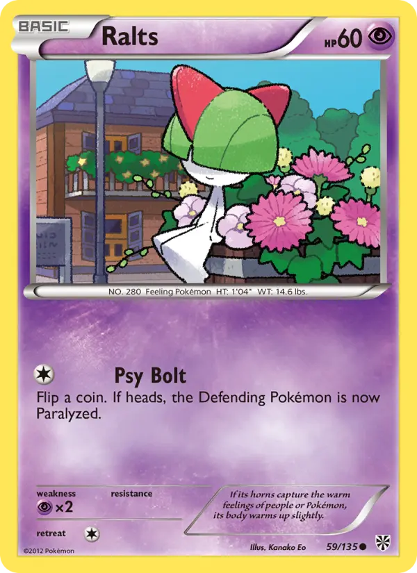 Ralts 59 Plasma Storm Pokesingles