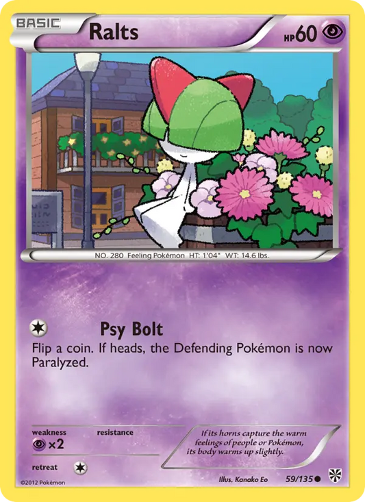 Ralts 59 Plasma Storm Pokesingles