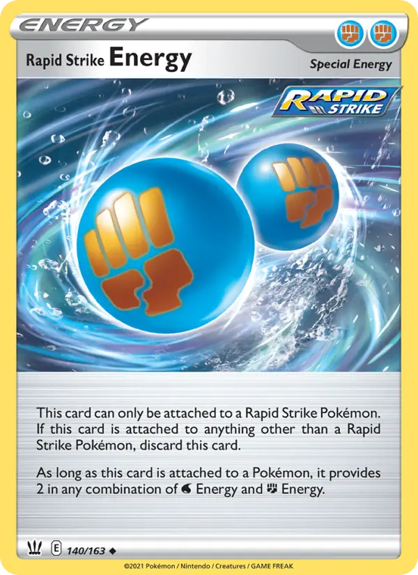 Rapid Strike Energy 140 Battle Styles Pokesingles