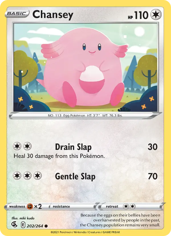 Chansey 202 Fusion Strike Pokesingles