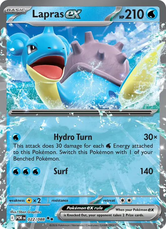 Lapras ex 22 Perfect Order Pokesingles
