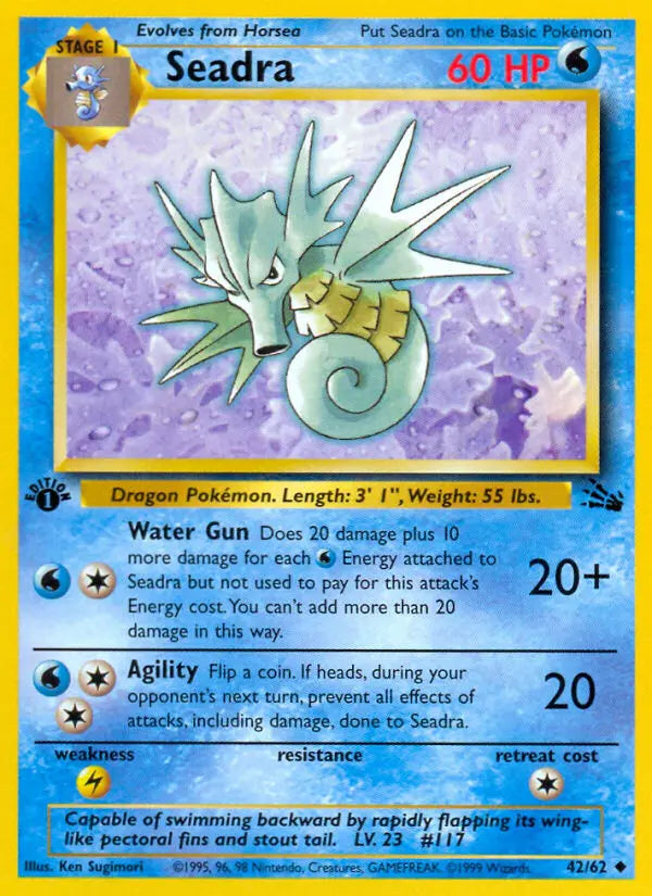 Seadra 42 Fossil Pokesingles