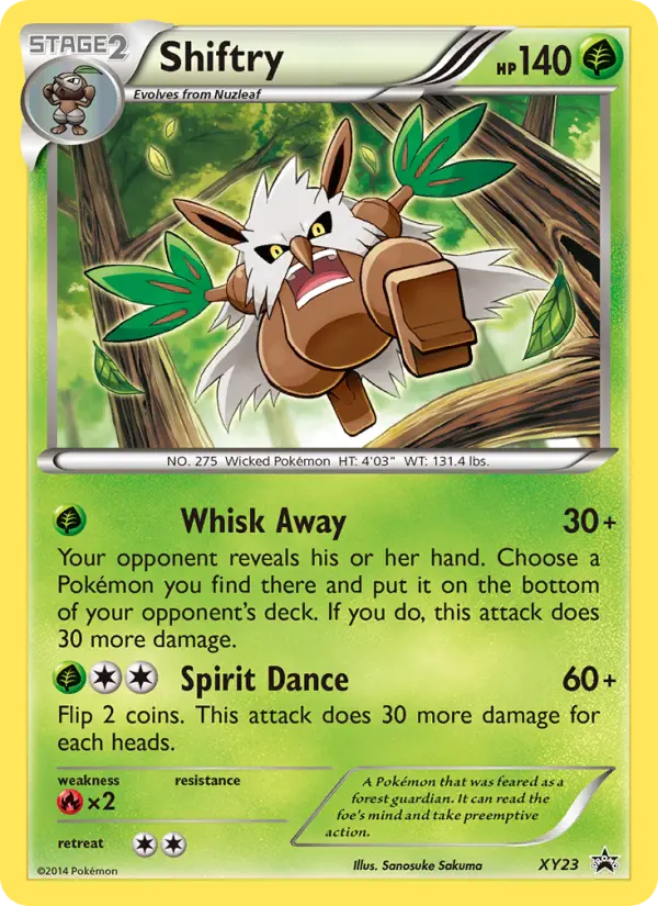 Shiftry XY23 XY Black Star Promos Pokesingles