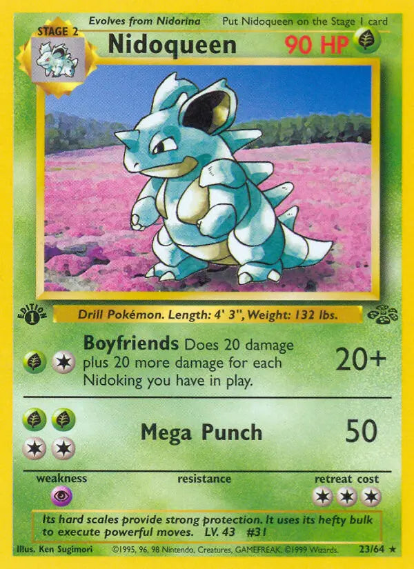 Nidoqueen 23 Jungle Pokesingles