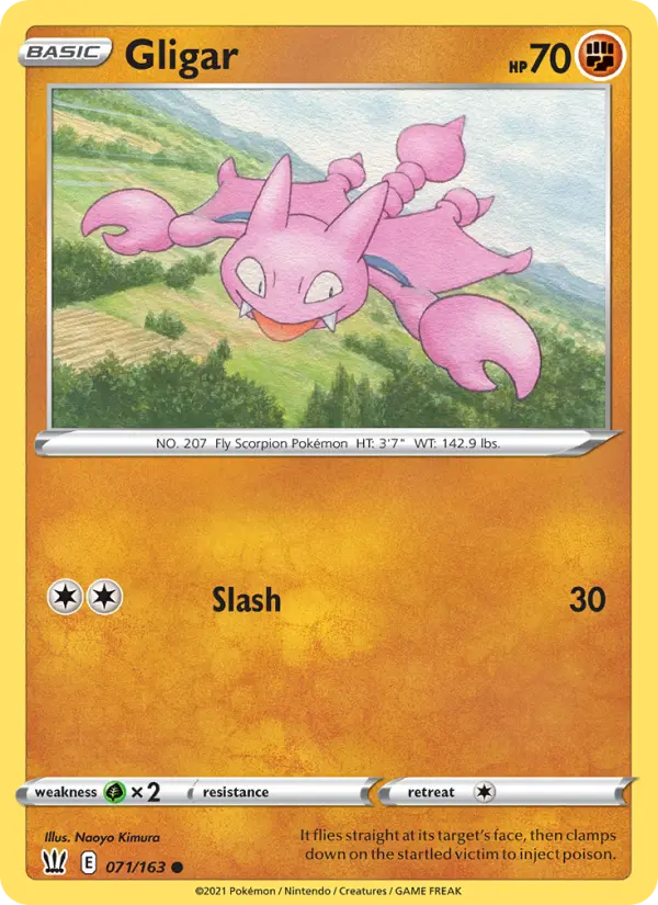 Gligar 71 Battle Styles Pokesingles