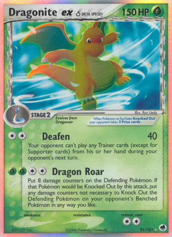 Dragonite ex δ 91 Dragon Frontiers Pokesingles
