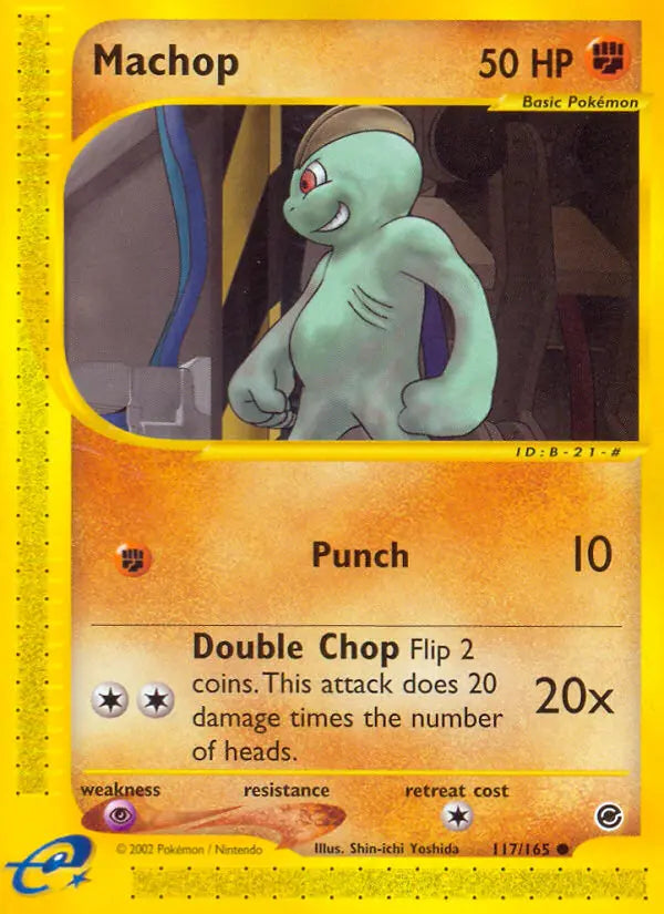 Machop 117 Expedition Base Set Pokesingles