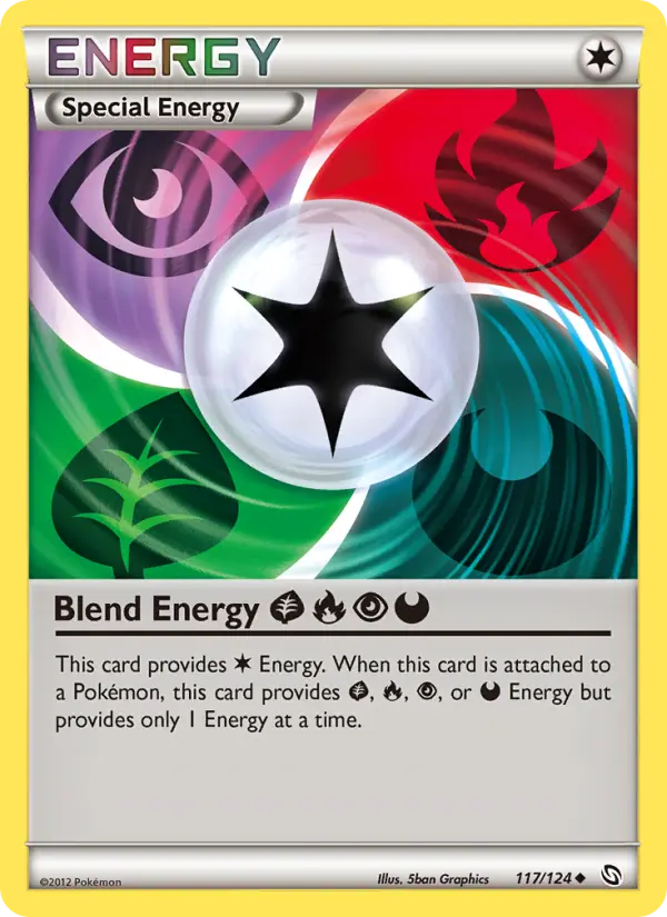 Blend Energy Grass Fire Psychic Darkness 117 Dragons Exalted Pokesingles