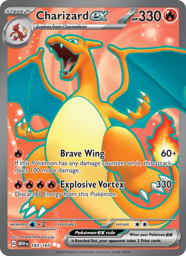 Charizard ex 183 151 Pokesingles