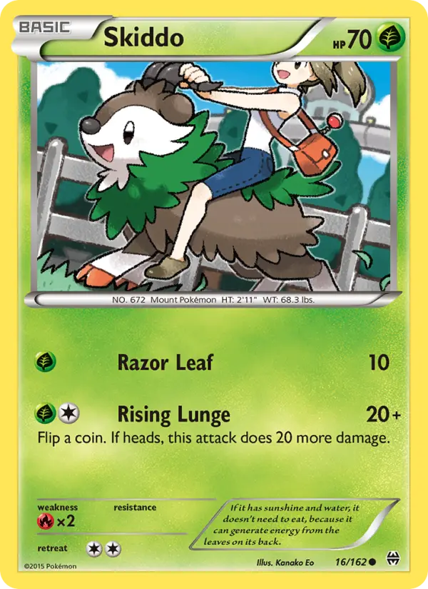 Skiddo 16 BREAKthrough Pokesingles